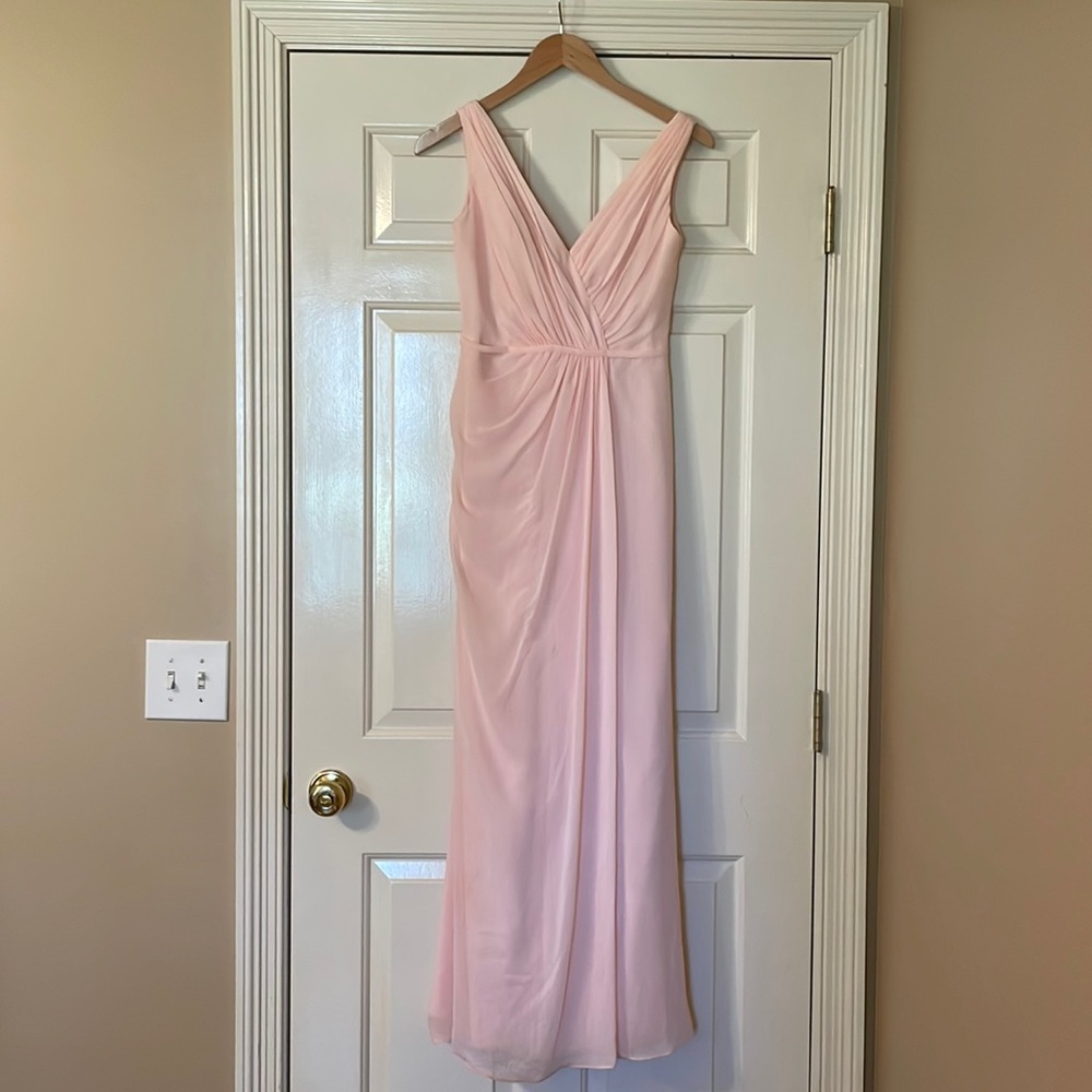 Petal pink size 2 bridesmaid dress